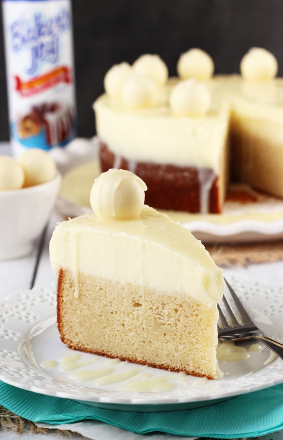 White Chocolate Truffle Cake - Life Love and Sugar