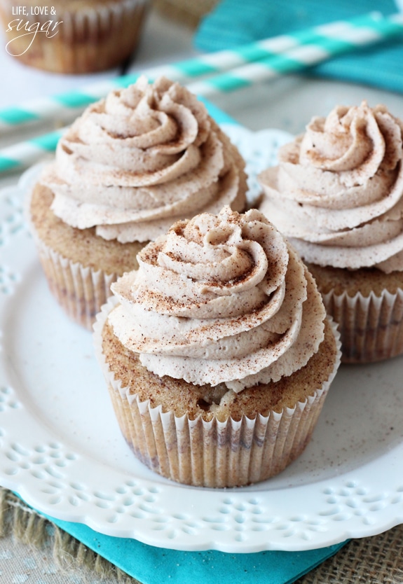 Cinnamon Sugar Swirl Cupcakes