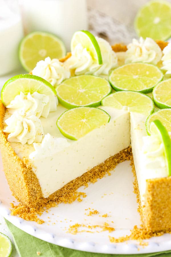 No Bake Key Lime Cheesecake - Life Love and Sugar