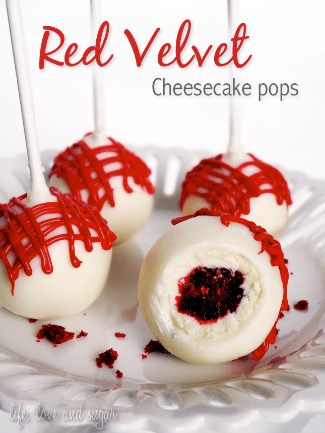 Recipe and Tutorial: Red Velvet Cheesecake Pops - Life Love and Sugar