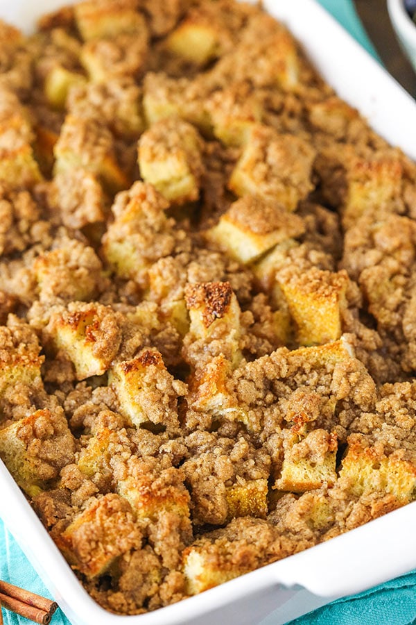 Overnight Cinnamon French Toast Casserole Life Love And Sugar