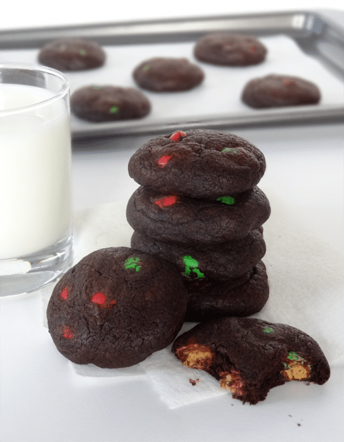 Peanut M&M Cookies - Sweets by Elise