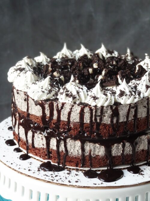 Oreo Cookies And Cream Ice Cream Cake 