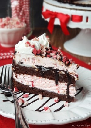 Peppermint Chip Layer Cake - Life Love and Sugar