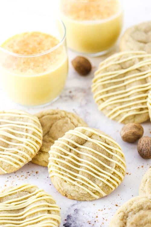 Eggnog Cookies | Soft & Chewy 20 Minute Cookie Recipe