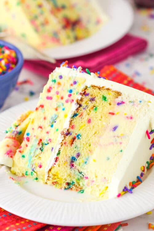 Funfetti Millionaire Cake - Ultimate Funfetti Cake l Life Love and Sugar