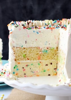 Funfetti Millionaire Cake - Life Love and Sugar