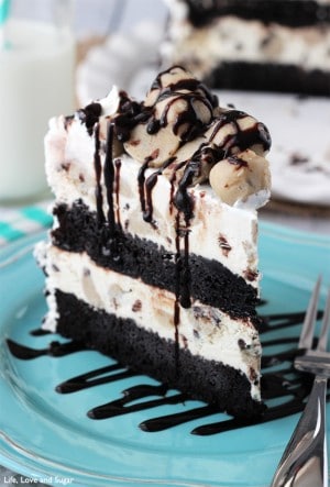 Chocolate Chip Cookie Dough Ice Cream Cake | The Best Ice Cream Cake