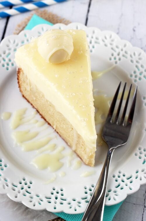 White Chocolate Truffle Cake | Rich White Chocolate Cake Recipe