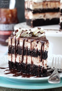 Hot Fudge Swirl Ice Cream Cake | Chocolate Sundae Layer Cake