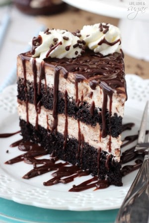 Hot Fudge Swirl Ice Cream Cake | Chocolate Sundae Layer Cake