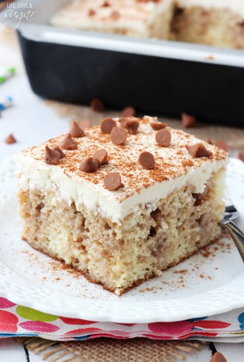 Cinnamon Roll Poke Cake | Moist & Delicious Cinnamon Cake Recipe