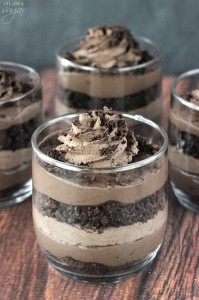 Mini Baileys Chocolate Cheesecake Trifles - Life Love And Sugar