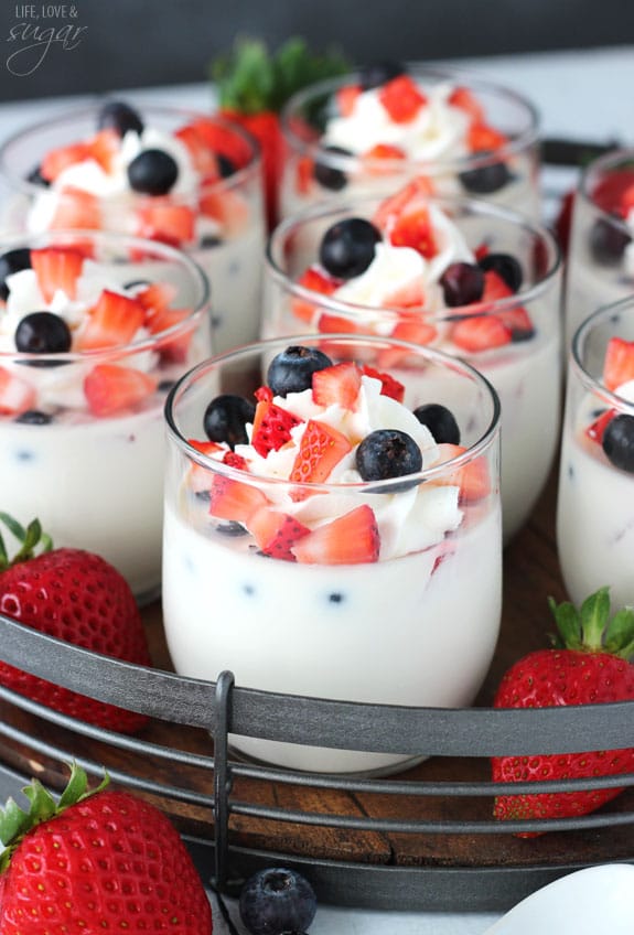 Panna Cotta with Fresh Berries - Life Love and Sugar