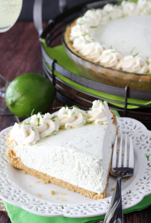 No Bake Margarita Pie - Life Love and Sugar