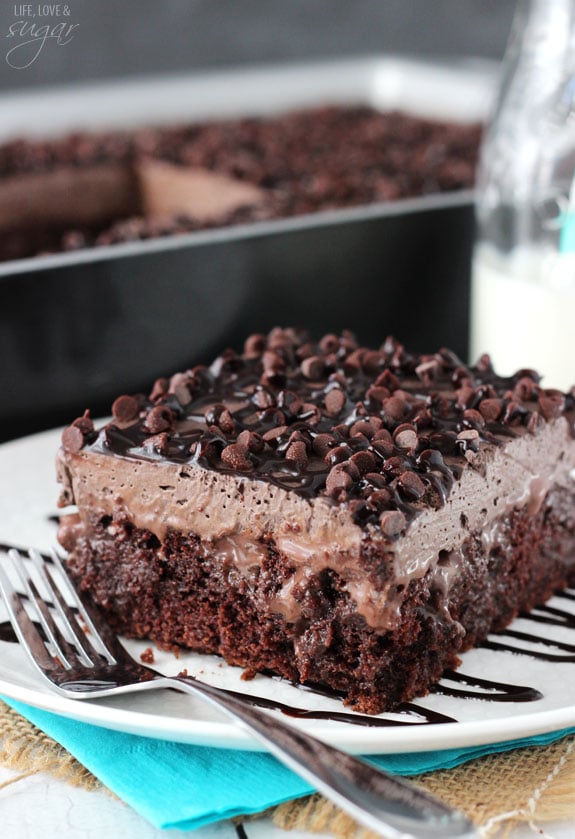 Chocolate Turtle Poke Cake Recipe by Tasty
