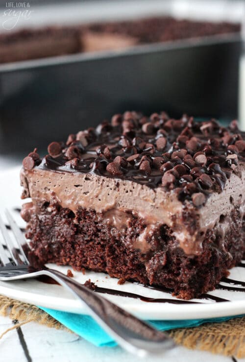 Chocolate Poke Cake | Moist & Decadent Chocolate Cake Recipe
