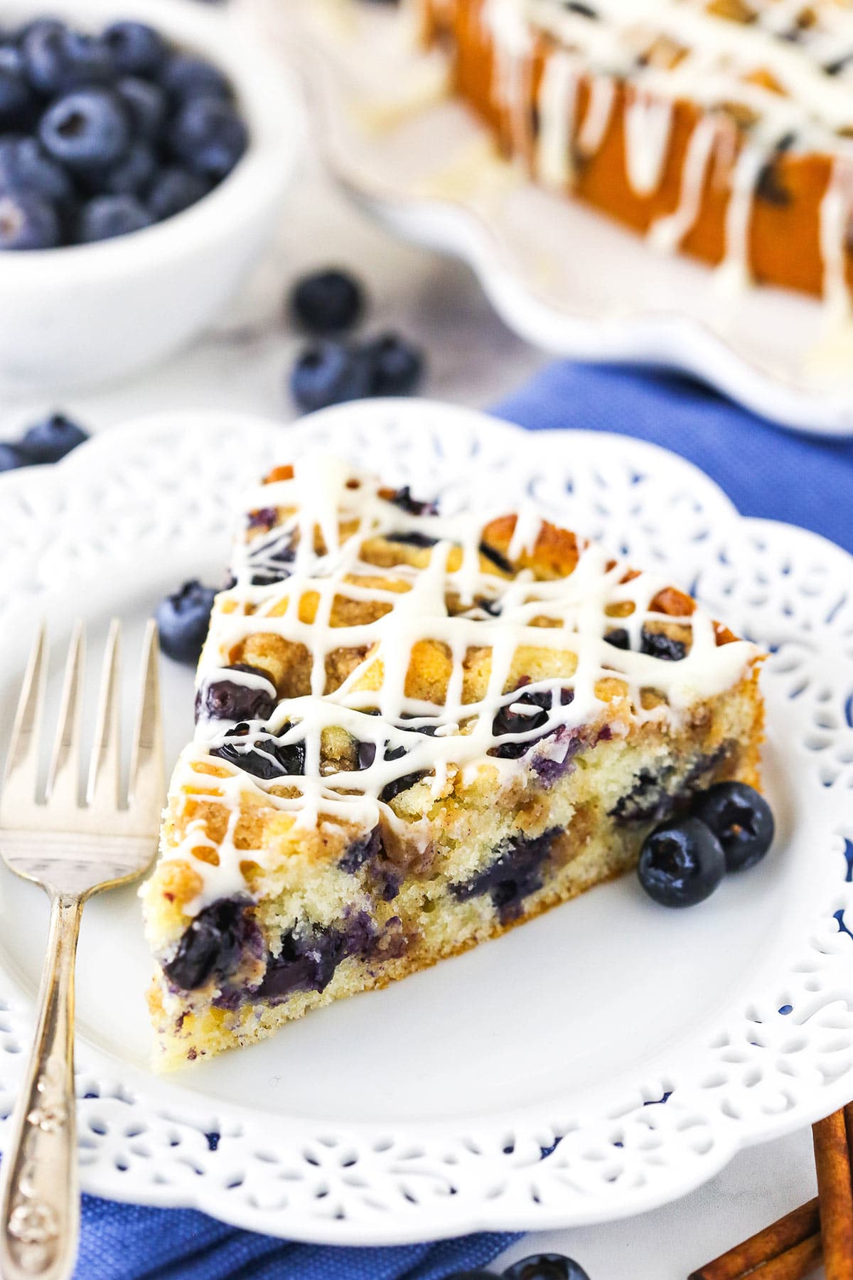 Blueberry Crumb Cake - Blueberry Buttermilk Coffee Cake - Baking Sense®