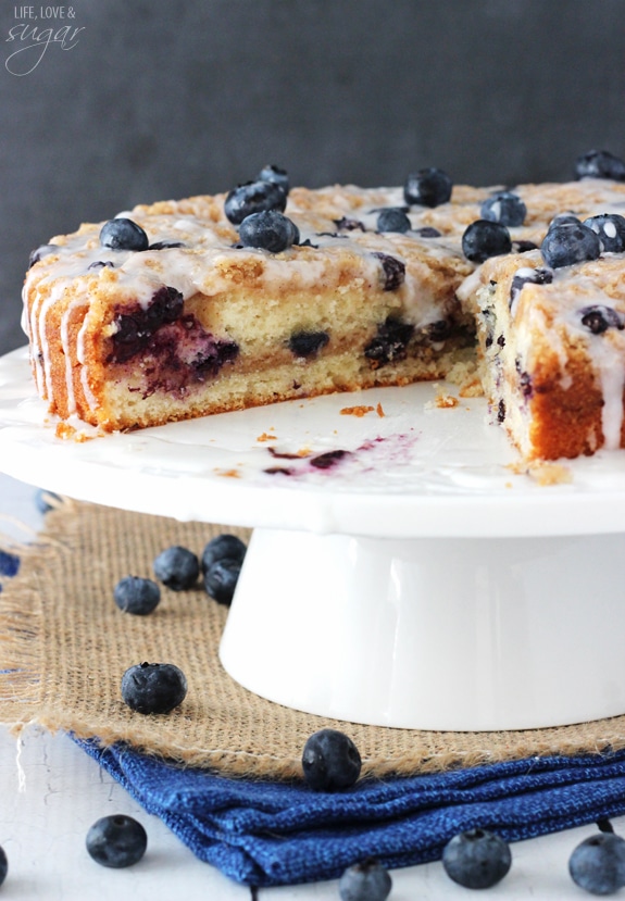 Blueberry Streusel Coffee Cake - Life Love and Sugar