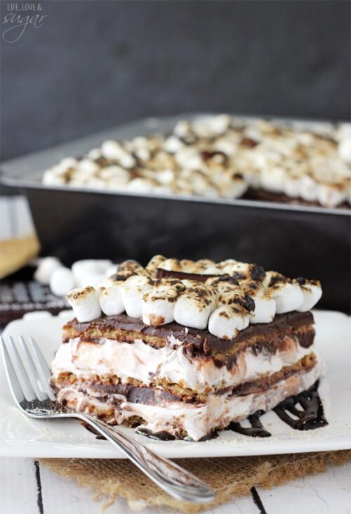 S'mores Icebox Cake | Easy No-Bake S'mores Cake Recipe