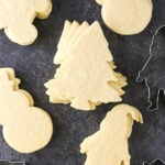 Cutout Sugar Cookies for Christmas