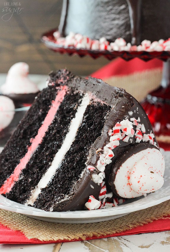 PEEPS® Chocolate Peppermint Cake - Life Love and Sugar