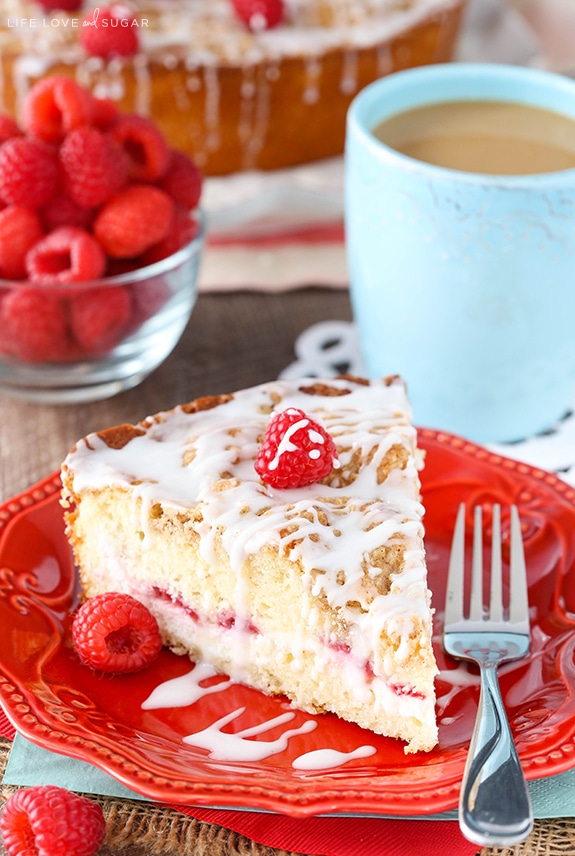 Easy Raspberry Coffee Cake Recipe - Tammilee Tips