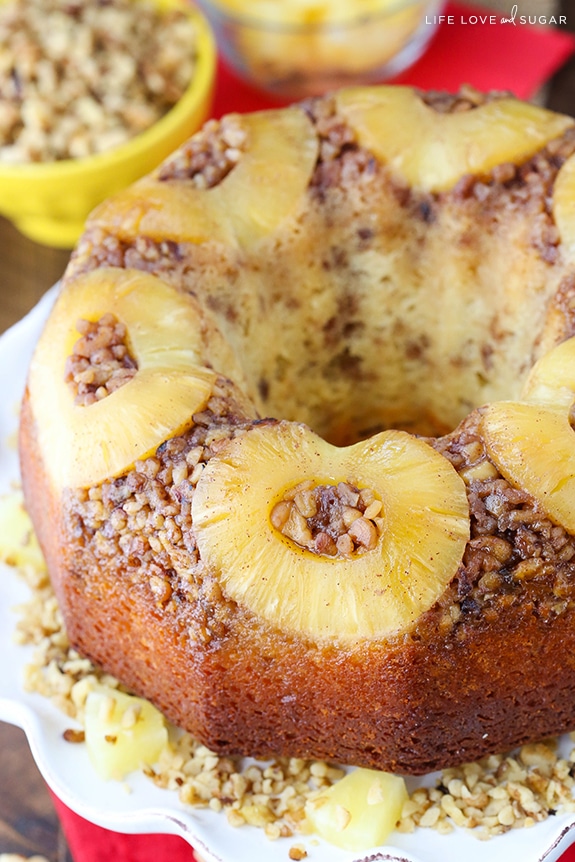 Pineapple Upside Down Cake with Crushed Pineapple and Cake Mix -  ParnellTheChef