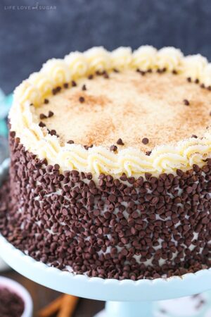 Cannoli Layer Cake | Homemade Cinnamon Cake Recipe