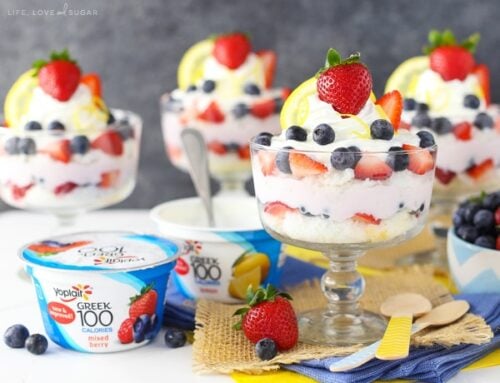 Lemon Berry Yogurt Trifles Recipe 