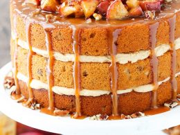 Brown Sugar Layer Cake with Apple Butter and Cinnamon Frosting - Goodie  Godmother
