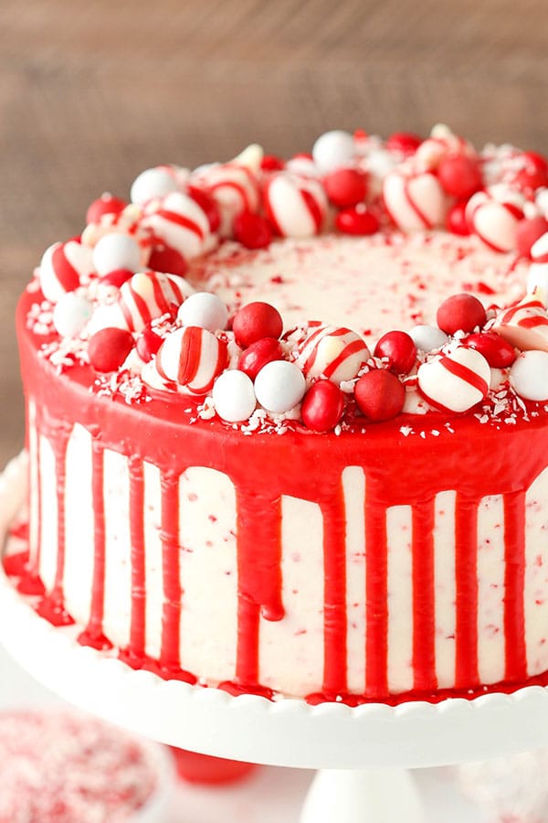 Peppermint Chip Layer Cake - Life Love and Sugar