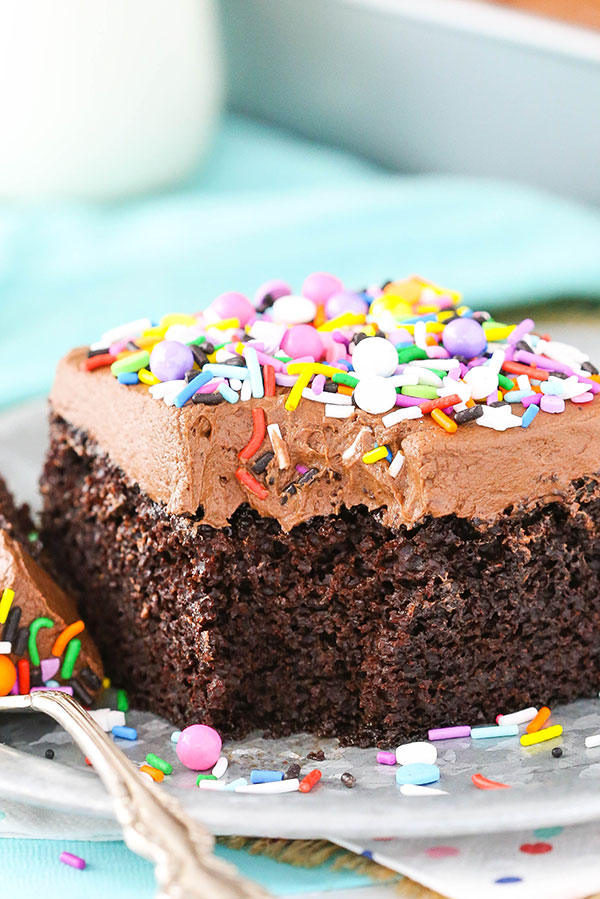 Super-Moist Yellow Cake With Rich Chocolate Frosting Recipe | Epicurious