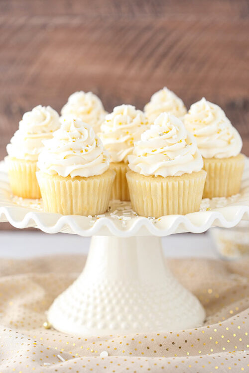 Easy Vanilla Cupcake Recipe | Moist & Fluffy Vanilla Cupcake