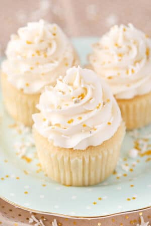 Easy Vanilla Cupcake Recipe | Moist & Fluffy Vanilla Cupcake