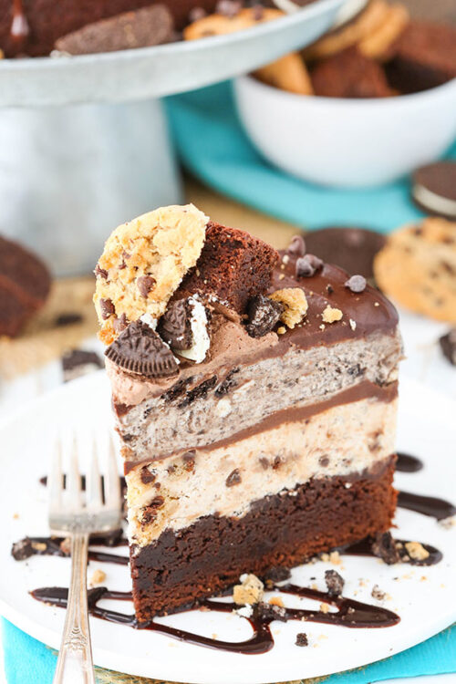 Oreo Brookie Ice Cream Cake | Ultimate Cookie Ice Cream Cake