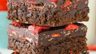 Fudgy Strawberry Brownies Easy Strawberry Dessert Recipe