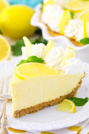 Lemon Mascarpone Cream Pie Recipe 