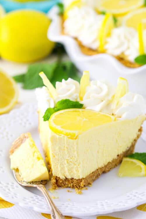 Lemon Mascarpone Cream Pie Recipe | Homemade Lemon Cream Pie