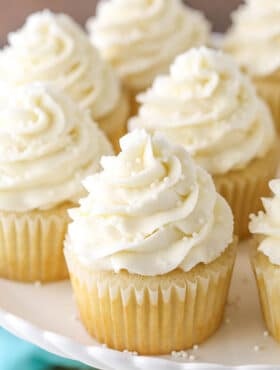 Classic Vanilla Cupcakes Recipe | Easy Vanilla Cupcake + Frosting Recipe