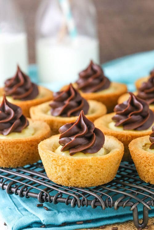 Boston Cream Pie Cookie Cups Recipe | Easy Boston Cream Dessert