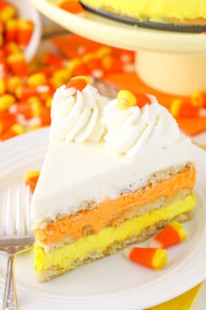 Candy Corn Icebox Cake Recipe | Easy Halloween Dessert Idea