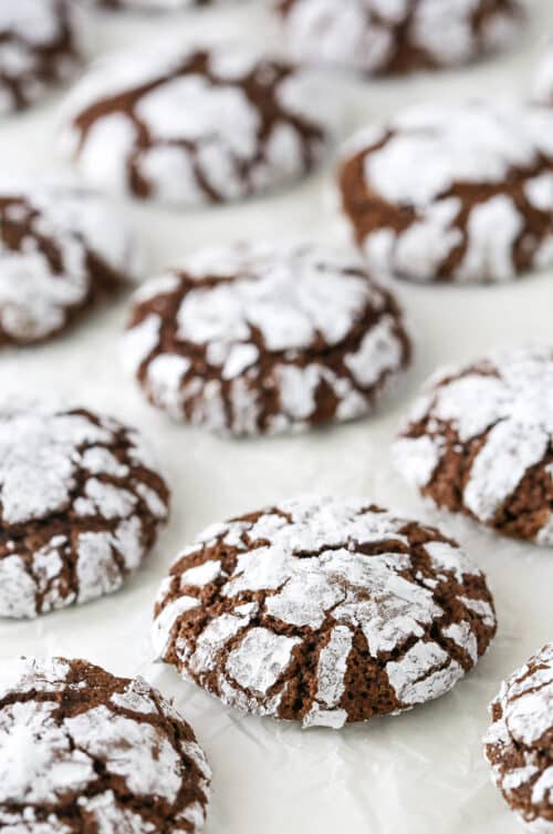 Chocolate Crinkle Cookies | Life Love & Sugar