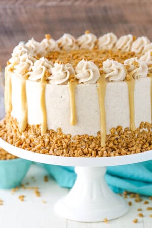 Bourbon Spice Toffee Layer Cake | The Best Homemade Cake For a Party