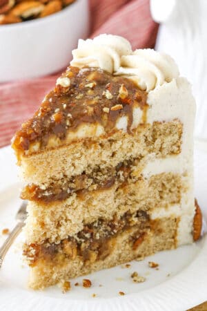 Pecan Pie Layer Cake | Amazing Thanksgiving Dessert Idea