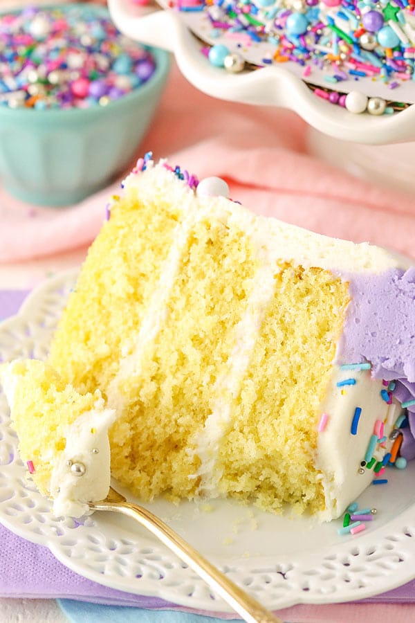 BEST Vanilla Layer Cake | Easy, Moist & Fluffy Vanilla Cake Recipe