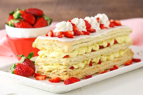 Strawberry Napoleons Easy Strawberry Dessert Recipe That Looks Fancy