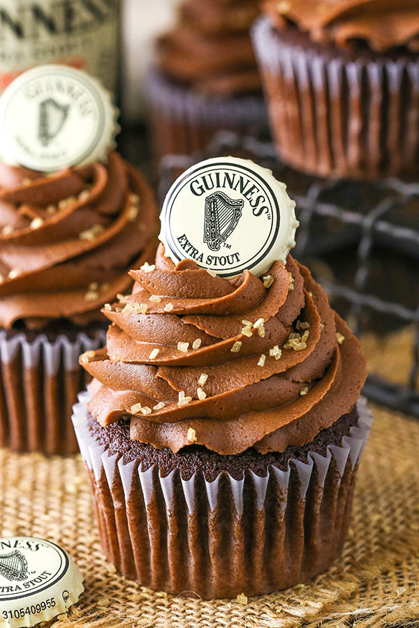 Guinness Chocolate Cupcakes | Chocolate Cupcake & Frosting Recipe