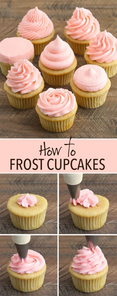 How To Frost Cupcakes StepbyStep Tutorial with Video!