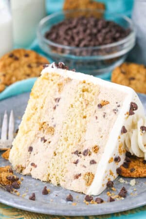 Oatmeal Cookie Ice Cream Cake 